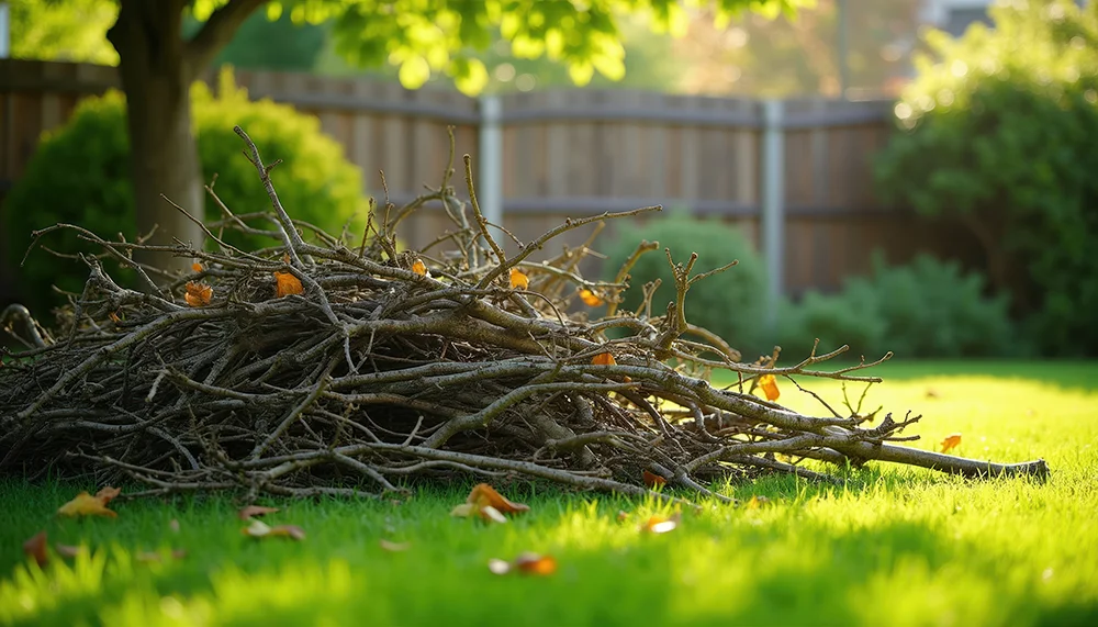 Yard Waste and Landscaping Cleanup with a Dumpster in Northeast Ohio